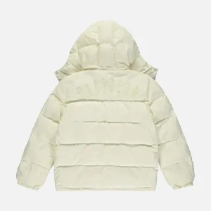 Trapstar Decoded Doudoune À Capuche Crème