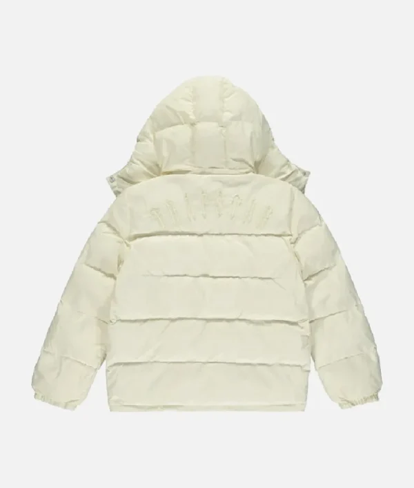 Trapstar Decoded Doudoune À Capuche Crème