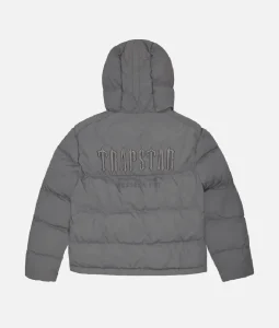 Trapstar Decoded Doudoune À Capuche Gris