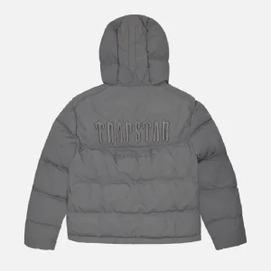 Trapstar Decoded Doudoune À Capuche Gris