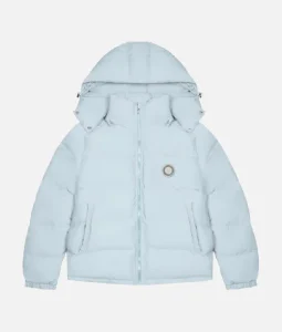 Trapstar Irongate Manteau A Capuche Amovible Bleu Ciel