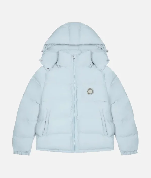 Trapstar Irongate Manteau A Capuche Amovible Bleu Ciel