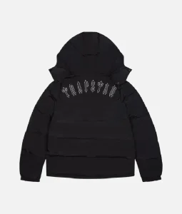 Trapstar Irongate Manteau A Capuche Amovible Noir