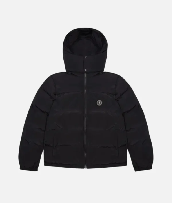 Trapstar Irongate Manteau A Capuche Amovible Noir