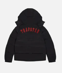 Trapstar Irongate Manteau Capuche Amovible Noir