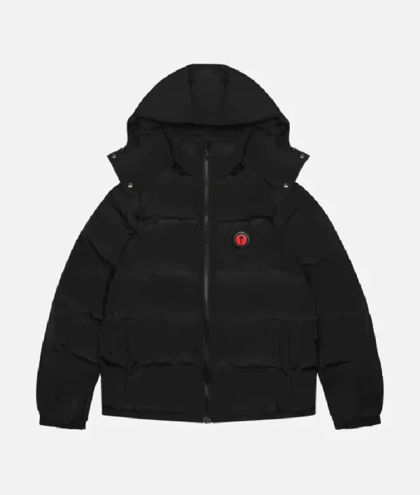 Trapstar Irongate Manteau Capuche Amovible Noir
