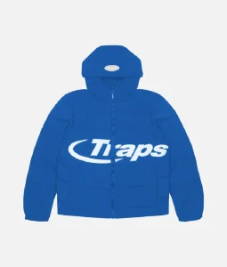 Trapstar Manteau A Capuche Hyperdrive Bleu