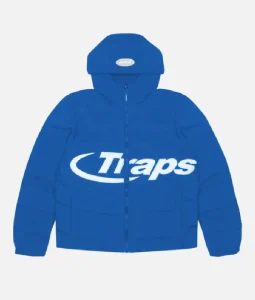 Trapstar Manteau A Capuche Hyperdrive Bleu