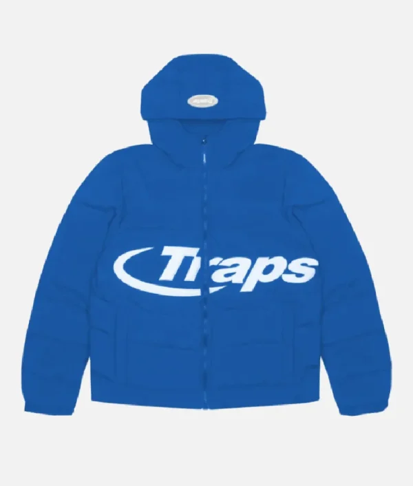 Trapstar Manteau A Capuche Hyperdrive Bleu
