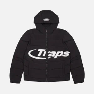 Trapstar Manteau A Capuche Hyperdrive Noir