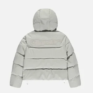Trapstar Manteau Technique Hyperdrive Gris Clair