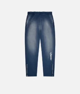 Pantalon Jogging Trapstar Hyperdrive Spray Délavé En Denim