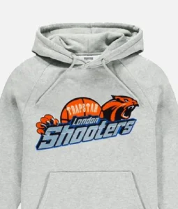 Sweat à capuche Trapstar Shooters Chenille Gris