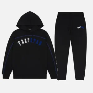 Trapstar Ensemble Irongate Arch Chenille Noir Bleu