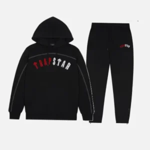 Trapstar Ensemble Irongate Arch Chenille Noir Rouge