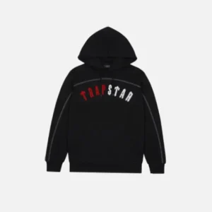 Trapstar Ensemble Irongate Arch Chenille Noir Rouge