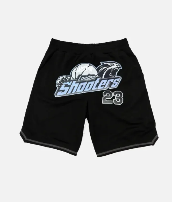 Trapstar Shooters SS23 Basketball Shorts Glace Noir
