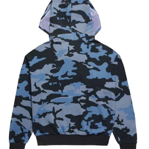Sweat à capuche Trapstar TS Star Camo bleu