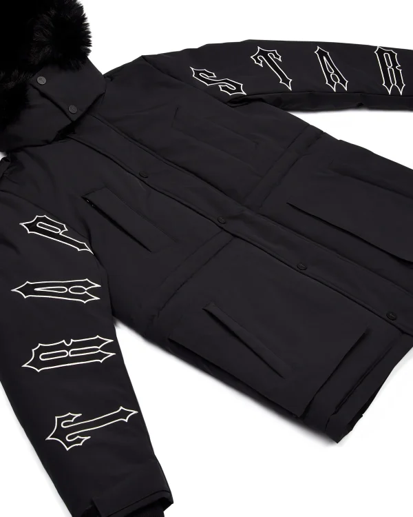 Trapstar Irongate Parker à capuche noir