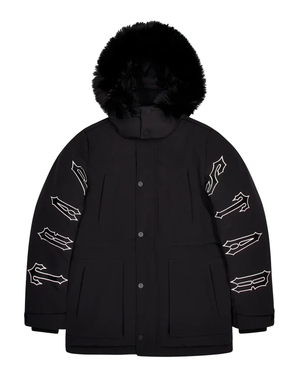 Trapstar Irongate Parker à capuche noir