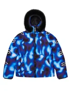 Trapstar Irongate Doudoune à capuche Noir/Bleu