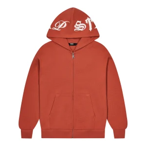 Sweat à capuche Trapstar Script Waffle orange brûlé