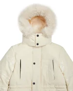 Trapstar Irongate Parker à capuche blanc cassé