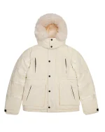 Trapstar Irongate Parker à capuche blanc cassé