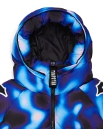 Trapstar Irongate Doudoune à capuche Noir/Bleu