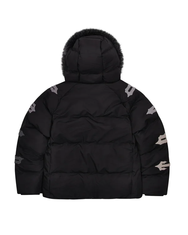 Trapstar Irongate Doudoune à Manches Chenille Noir