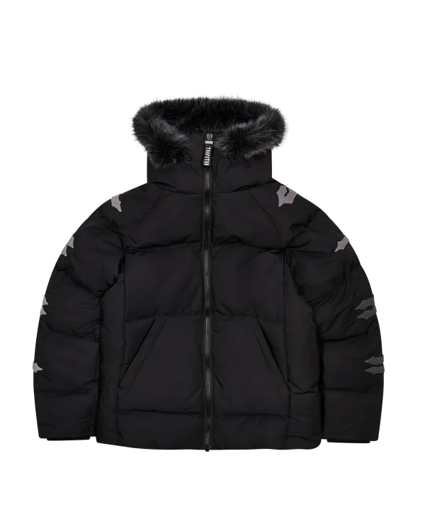 Trapstar Irongate Doudoune à Manches Chenille Noir
