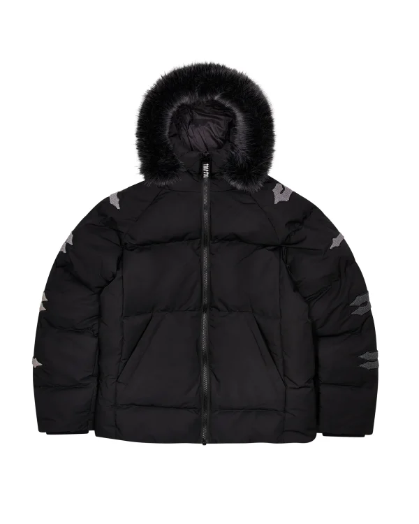 Trapstar Irongate Doudoune à Manches Chenille Noir