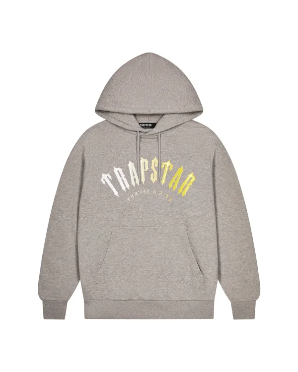 Survêtement Trapstar Decoded Gel à capuche Gris/Jaune