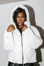 Trapstar Doudoune Chesterfield Irongate T pour femmes blanc cassé